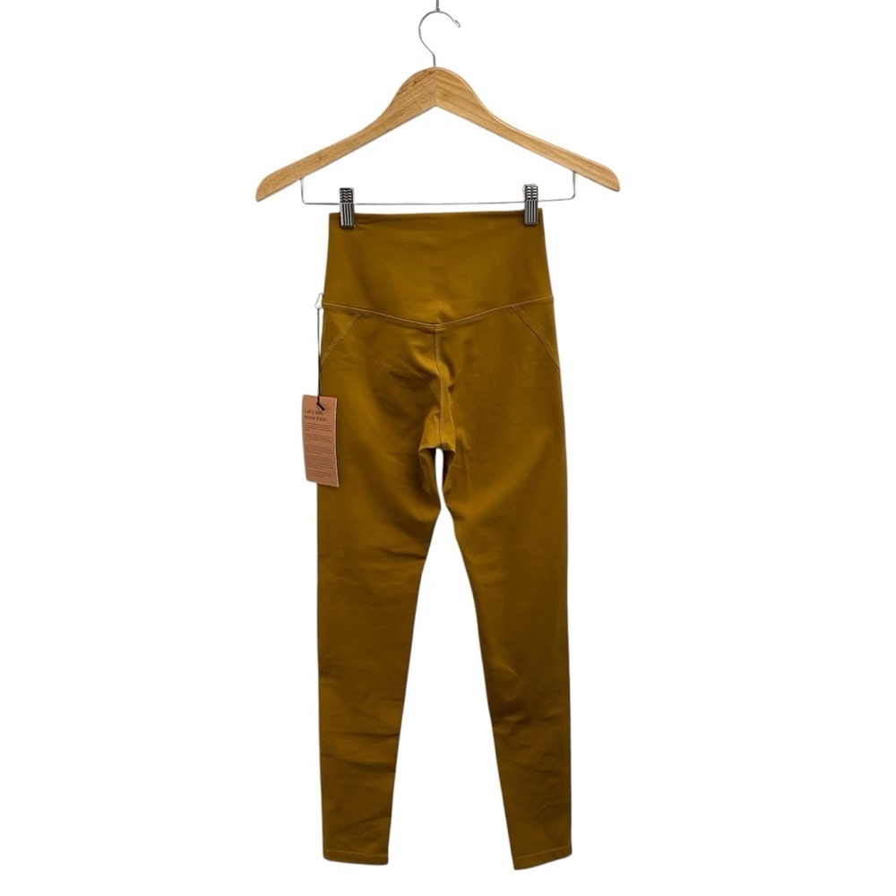 Girlfriend Collective Compressive High-Rise Leggings In Saddle Size XS - Picture 9 of 9